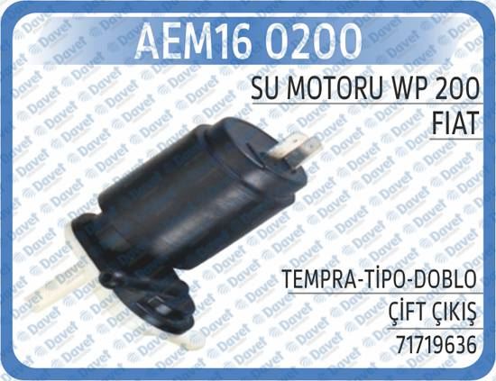 AEM 160200 Su Motoru Tempra-Tipo-Doblo Cift Cikis